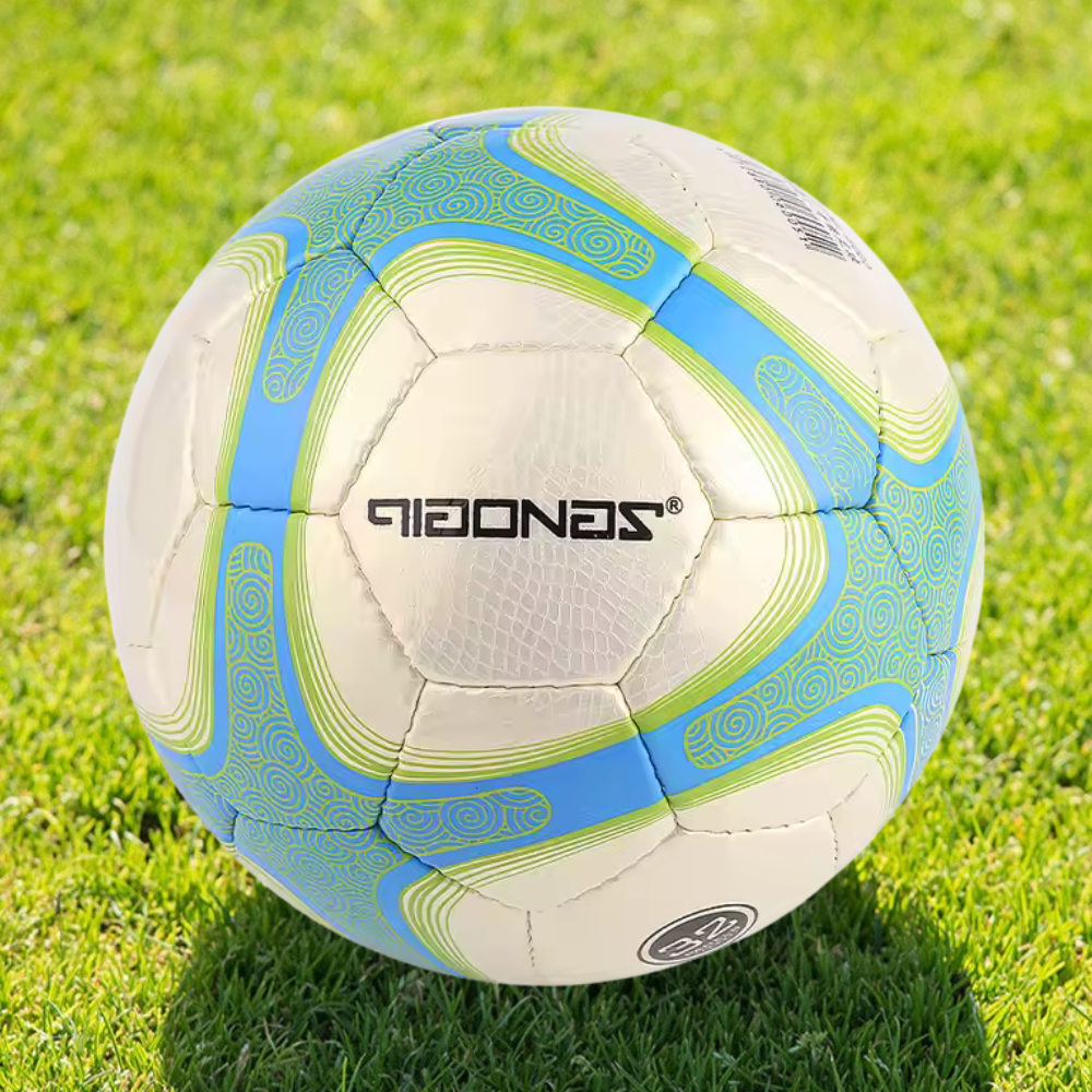 Футбольний м'яч, професійний, ігровий для тренувань дітей і дорослих, розмір: Standard 5, золотисто-зелений, фото 1