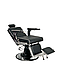 Перукарське чоловіче крісло для стрижки Barber Prime Black VM-09, фото 3