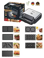Вафельниця 7в1 2200 Вт Zepline ZP-811 Мультимейкер зі знімними пластинами