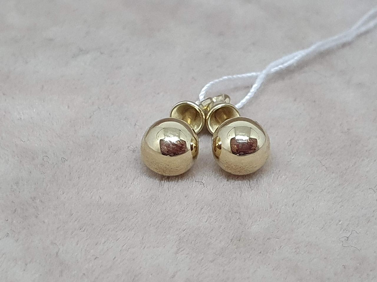 Золоті сережки-пуссети. 580055М