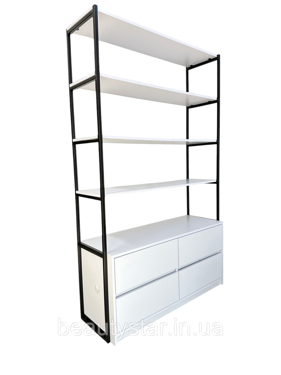Стелаж етажерка з 4 ящиками MR-ВІТ-02а 120*200*40 см