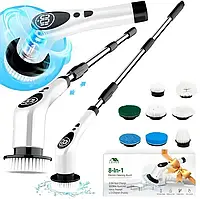 Щітка електрична 8 насадок,360 градусів Cleaning brush AND 1-33