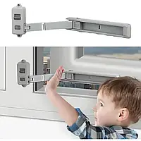 Пластиковий замок для вікон, фіксація, стопор безпеки для дітей, AND 1-42