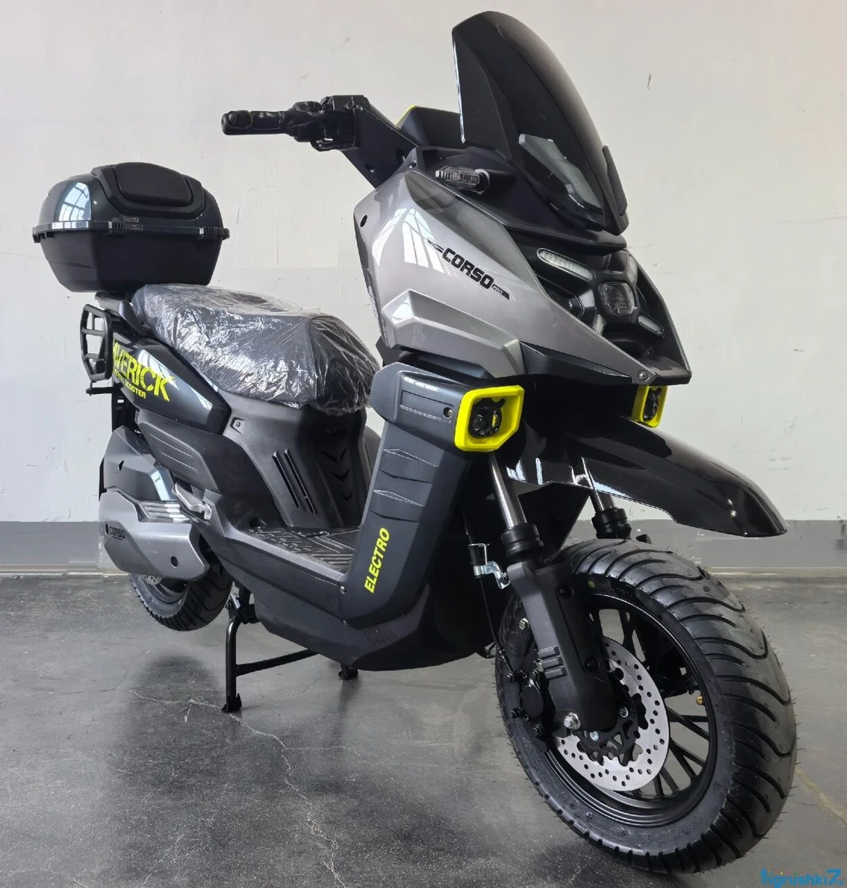 Електричний мопед Corso Maverick 2000W-72вт-38А/ч шини 12"-12" купити в інтернет-магазині