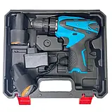 Акумуляторний Шуруповерт 12 V, шуруповерт з набором, фото 4