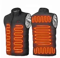 Жилет із USB підігрівом, 9 зон обігріву XL