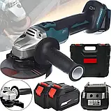 Потужна акумуляторна болгарка в кейсі LITHIUM POWER компактна акумуляторна болгарка, 2 акумулятори 24V, фото 2