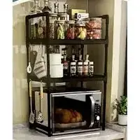 Універсальна полиця-стелаж для мікрохвильової печі 48х26х71 см YH-6616-2