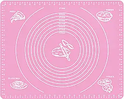 Силіконовий килимок для випічки Benson BN-022 (64*45 см) килимок кондитерський Бенсон, килимок для тесту Бенсон