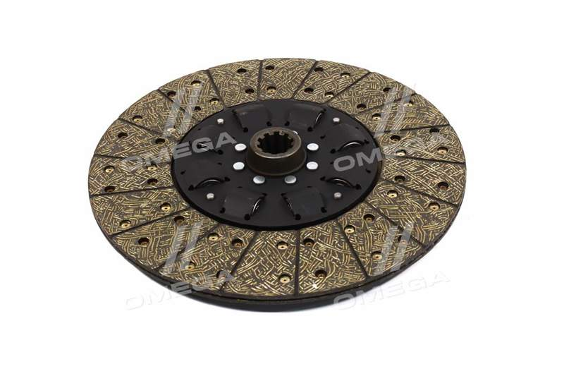 Диск зчеплення ведений ЯМЗ-182, 183 (фосфатований, еліпсонавита накладка) (DETALKA) 182-1601130