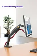 Настільне кріплення для монітора North Bayou F80 17-27”, Чорний