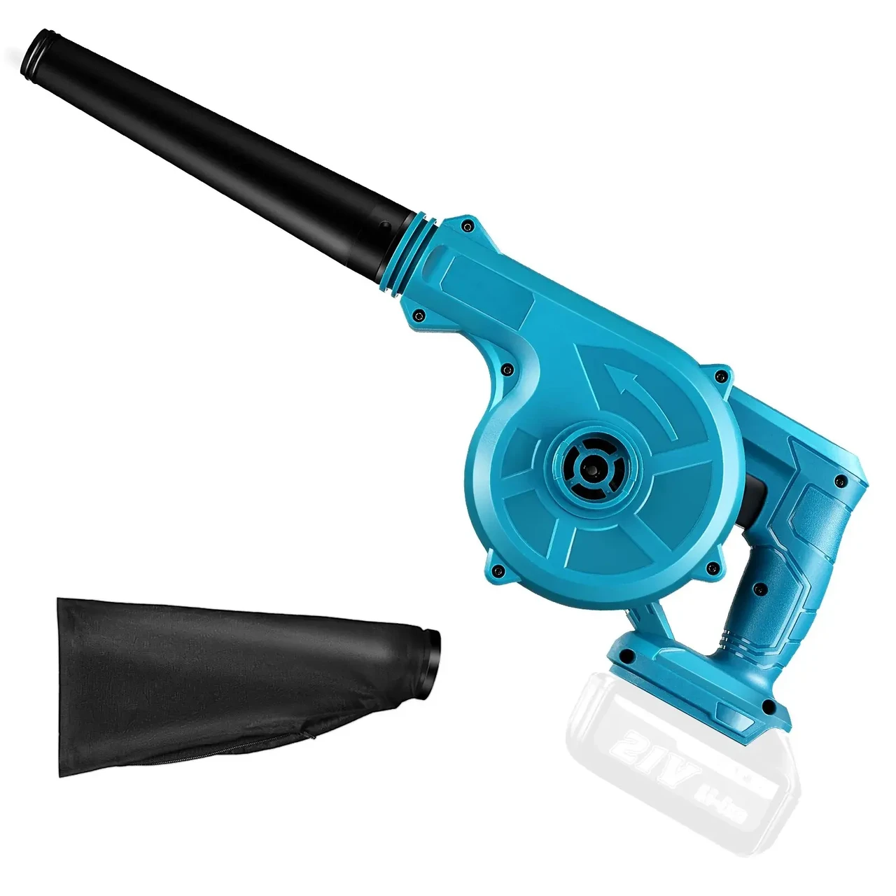 Повітродувка-пилосос 2в1 у валізі (2 акумулятори), фото 1