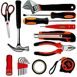 Набір інструментів 18 Предметів 003-4 Комплект для майстра Набір ручного інструменту, GS2, Гарна якість, фото 2