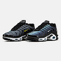 Чоловічі Кросівки Nike Air Max Tn Plus Blue Grey Black / Найк Аїр Макс ТН Плюс Сині з Сірим та Чорним, фото 4