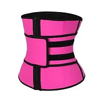 Потяг для схуднення та корекції фігури на липучці Back Support Belt YN-1408 Рожевий