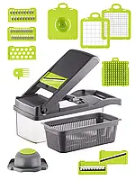 Багатофункціональна овочерізка Safe slice mandoline 16 в 1