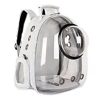 Рюкзак для перенесення тварин з ілюмінатором CosmoPet для котів та собак Clear