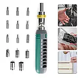 Набір викруток з магнітним механізмом для меблів, побутової техніки 14 в 1, фото 4