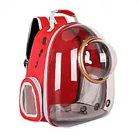 Переноска-рюкзак ілюмінатор для котів та собак зі сферичним ілюмінатором