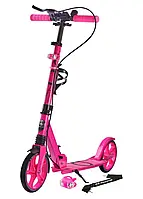 Самокат Maraton Rider складаний двоколісний з ручним гальмом та підсклянником для дівчаток