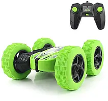 Машинка перевертень всюдихід трюкова на радіокеруванні Ydjia Stunt Car D828 Green