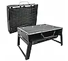 Переносний туристичний мангал для барбекю 43x29 см, чорний, фото 3