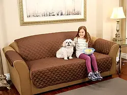 Стьобане покривало-накидка на  диван двостороннє Couch Coat