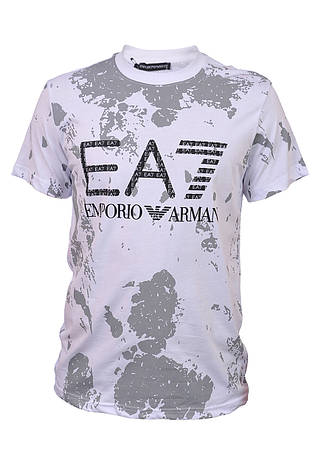 Футболка чоловіча Armani 25-A500 біла, фото 1