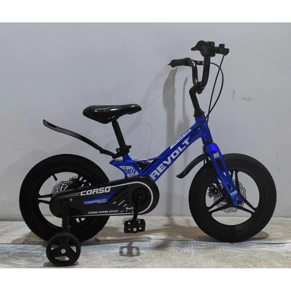 Велосипед 14" дюймів 2-х колісний MG-14015 Corso «REVOLT» МАГНІЄВА РАМА, ЛИТІ ДИСКИ, ДИСКОВІ ГАЛ, фото 1