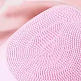 Силіконова щітка-масажер для обличчя Sonic Facial Brush, фото 4