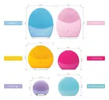 Електрична щітка-масажер для обличчя FOREO LUNA mini 2 / Силіконова щітка, фото 4