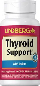 Підтримка щитовидної залози Lindberg Thyroid Support with Iodine 90 капс.