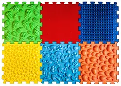 Килимок масажний Ортодон Пазли Мікс 10 елементів