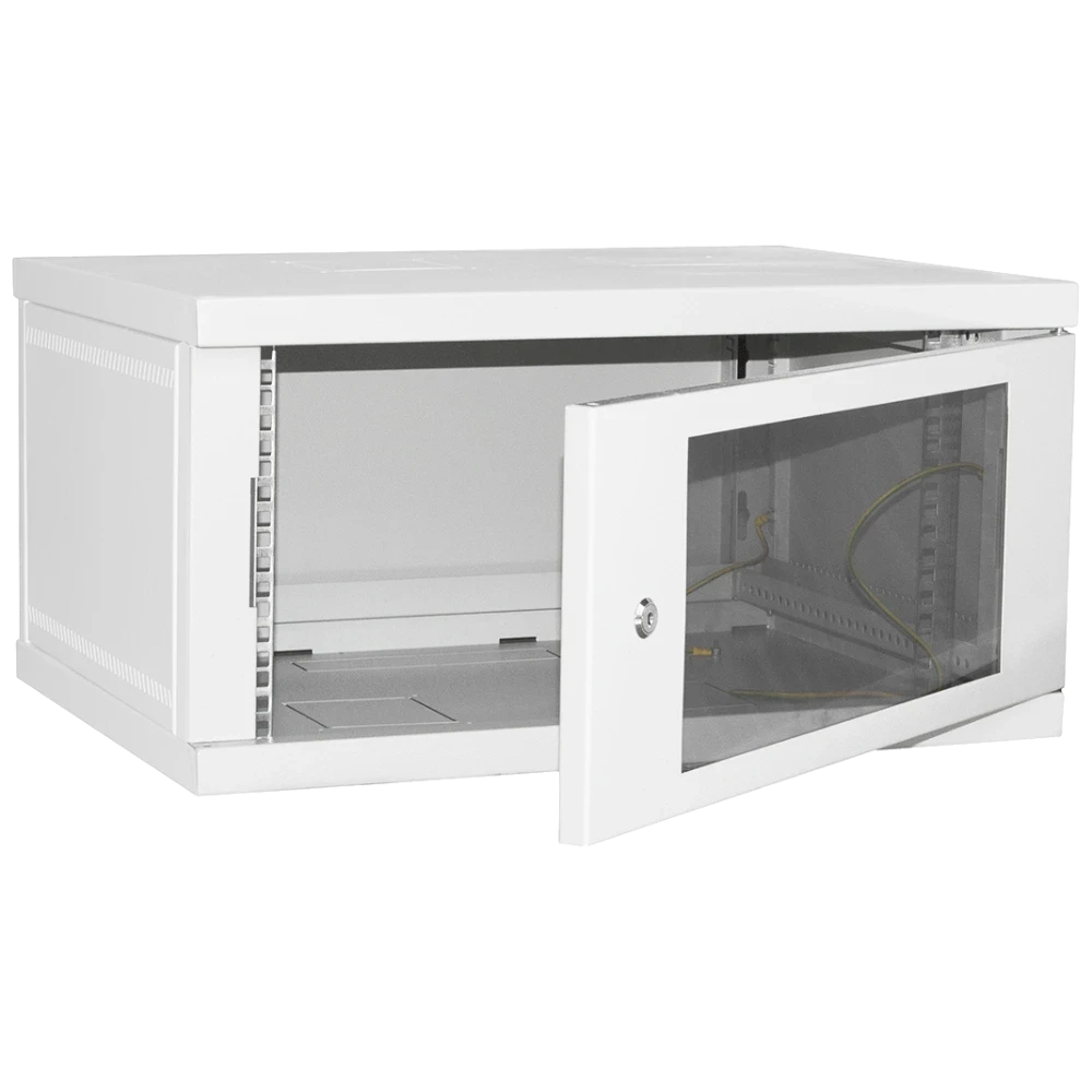 IPCOM СН-4U-060х035-ДС-7035 (RAL7035) Шафа телекомунікаційна скло, фото 1