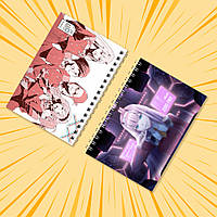 Блокнот на пружині в клітинку 48 арк. Darling in the FranXX / Милий у Франксі