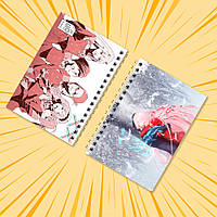 Блокнот на пружині в клітинку 48 арк. Darling in the FranXX / Милий у Франксі 005