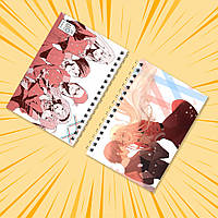 Блокнот на пружині в клітинку 48 арк. Darling in the FranXX / Милий у Франксі 008