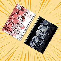 Блокнот на пружині в клітинку 48 арк. Darling in the FranXX / Милий у Франксі 011