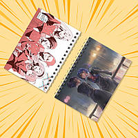 Блокнот на пружині в клітинку 48 арк. Darling in the FranXX / Милий у Франксі 013