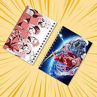 Блокнот на пружині в клітинку 48 арк. Darling in the FranXX / Милий у Франксі 014