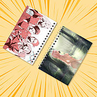 Блокнот на пружині в клітинку 48 арк. Darling in the FranXX / Милий у Франксі 015