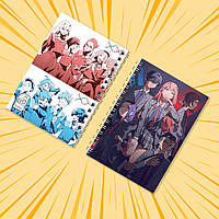 Блокнот на пружині в клітинку 48 арк. Darling in the FranXX / Милий у Франксі 016