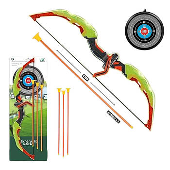 Лук іграшковий зі стрілами (мішень, 3 стріли) 988-680 D