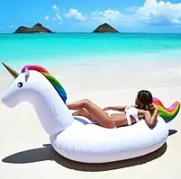 Пляжний надувний матрац «Єдиноріг» (280*130*120 см)