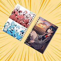 Блокнот на пружині в клітинку 48 арк. Darling in the FranXX / Милий у Франксі 019