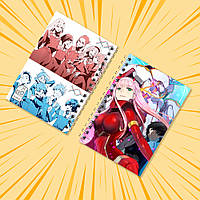 Блокнот на пружині в клітинку 48 арк. Darling in the FranXX / Милий у Франксі 023