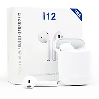 Бездротові сенсорні навушники i12 TWS