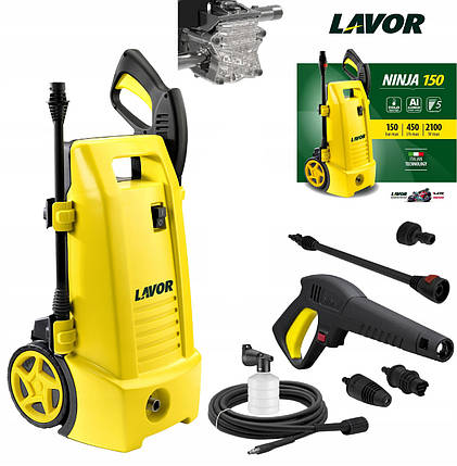 Мойка високого тиску LAVOR NINJA 150 BAR 300 eW BAR 2100 W, фото 1