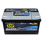 Автомобільний акумулятор  ZAP Carbon EFB  80Аh 750А R+ (580 08) (L4B)(h=175), фото 3