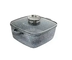 Котел жаровня з кришкою UNIQUE UN-5207